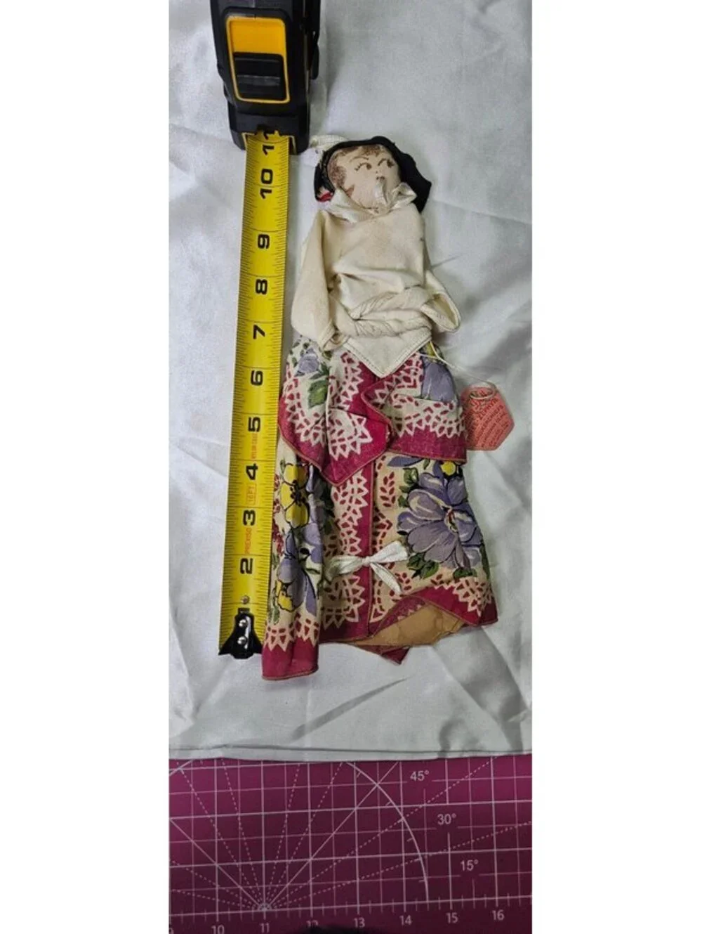 Vintage Hanky Doll Three Zephyr Handkerchiefs by H.I. Herzman Co. Original Tag